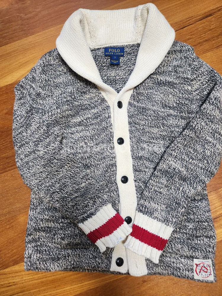폴로 랄프로렌 키즈 니트 가디건 7세--0