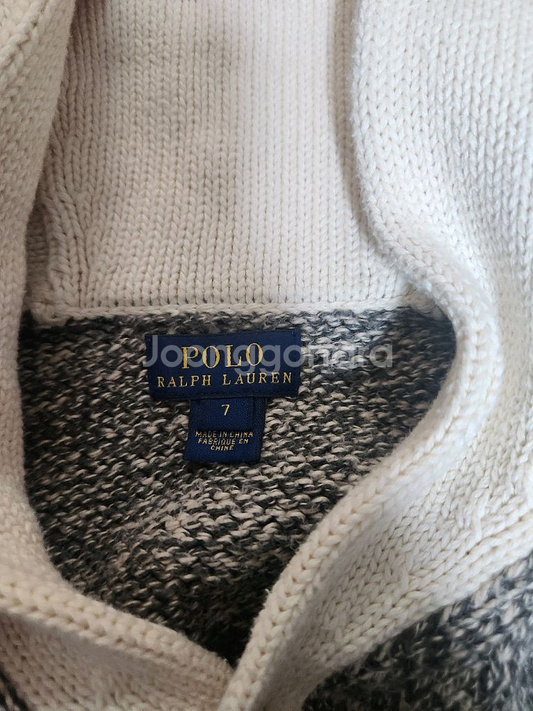 폴로 랄프로렌 키즈 니트 가디건 7세--2