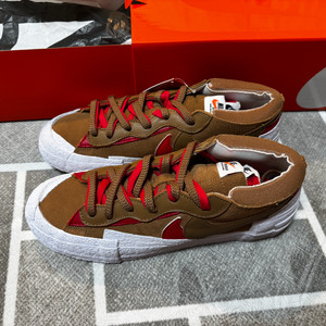 나이키 x 사카이 블레이저 로우 브리티쉬 탄 265