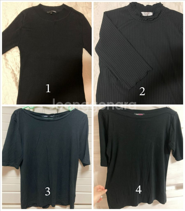 블랙 반팔 (55-66, 착샷ㅇ)--0