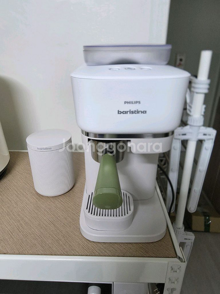 필립스 바리스티나 커피머신 화이트 판매--0