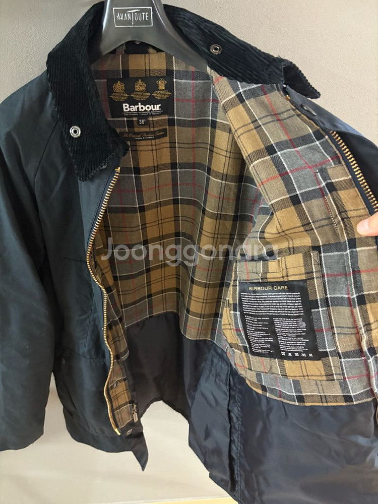 바버(BARBOUR) 비데일자켓 38사이즈 팝니다--4