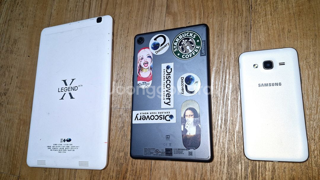 태블릿 2대 세트 및 삼성구형폰 일괄급처.--1