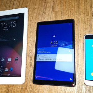 태블릿 2대 세트 및 삼성구형폰 일괄급처.