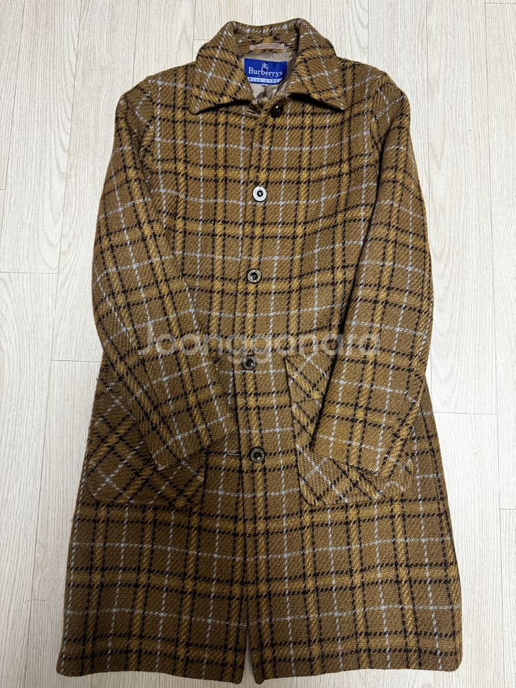 버버리체크코트--0