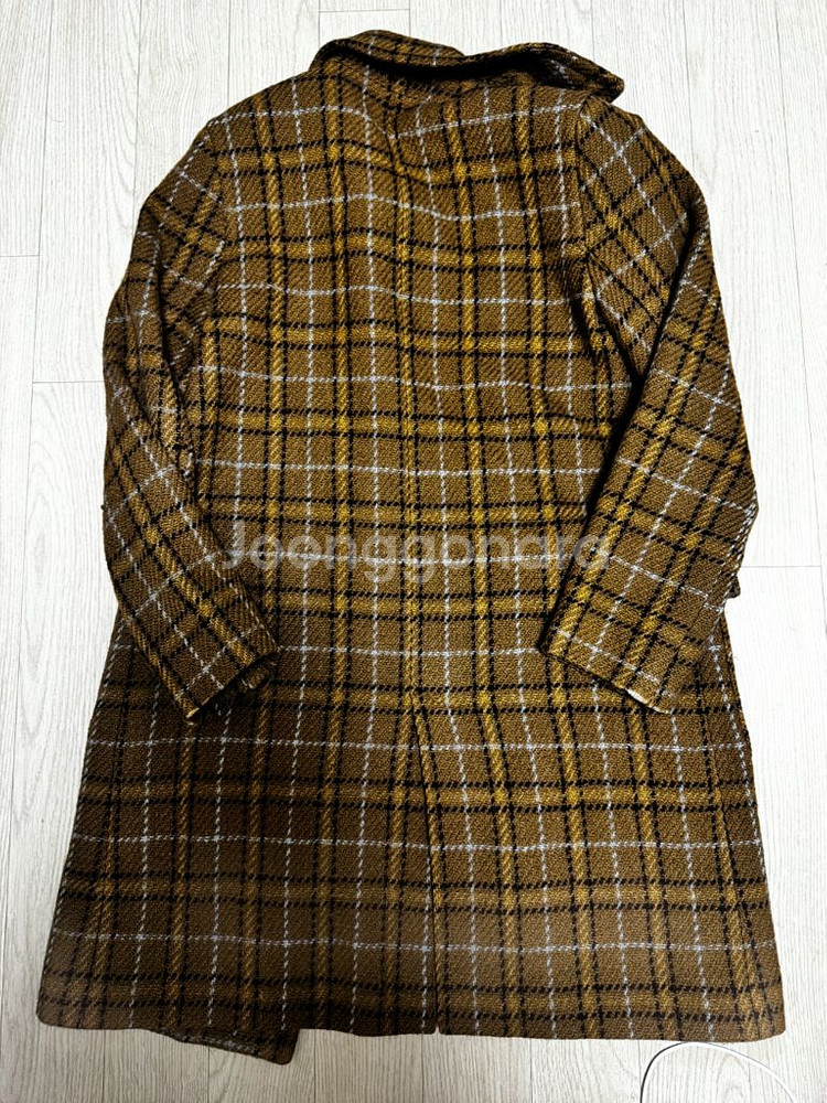 버버리체크코트--5