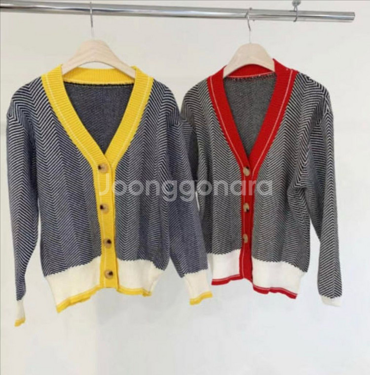 헤링본 가디건--7