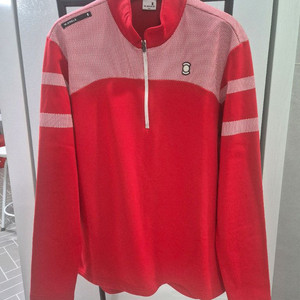 와이드앵글 남성 하프넥 기모 티셔츠