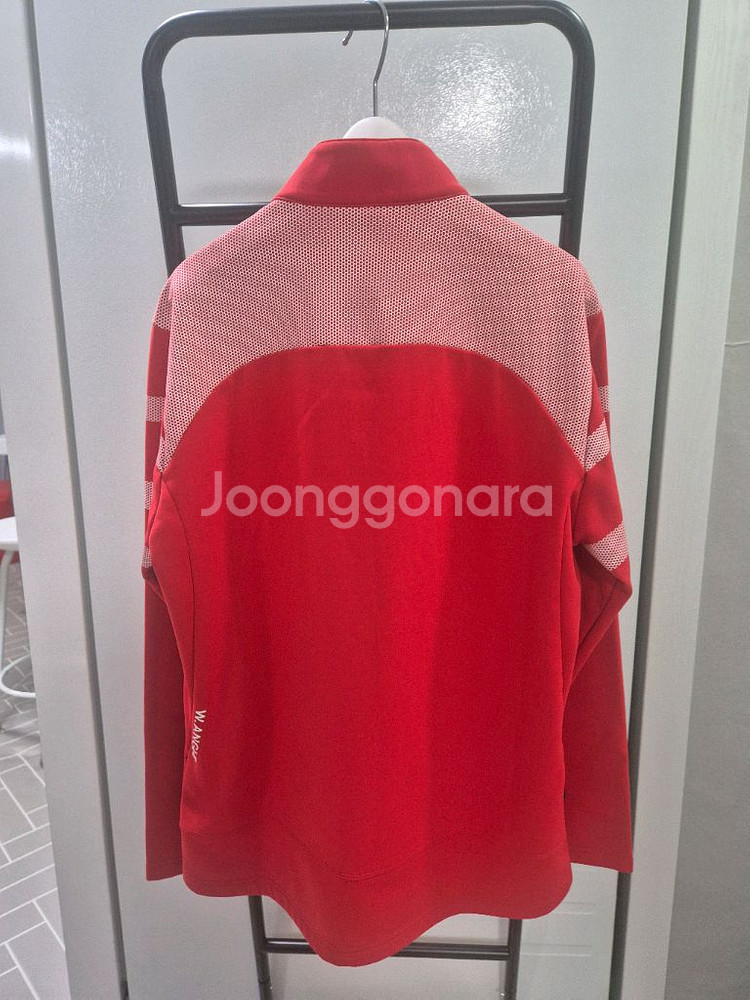 와이드앵글 남성 하프넥 기모 티셔츠--1