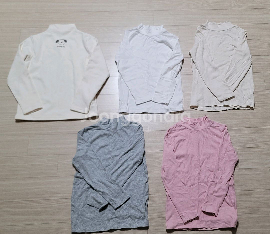 여아 터틀넥(사이즈 140)--0