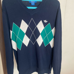 아디다스 오리지널 아가일 풀오버니트