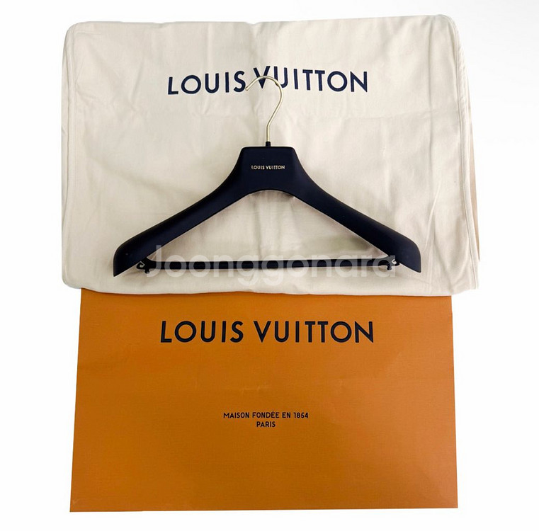 [52] 루이비통 남성 다미에 워크웨어 패디드 데님 트러커 자켓 인디고--9