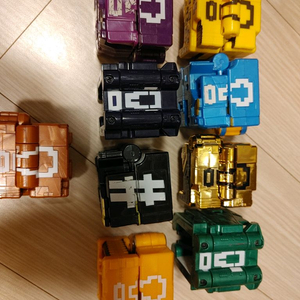 애니멀포스 무장큐브 9종. 골드판다포함