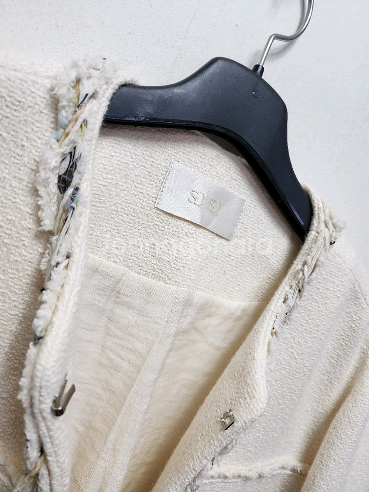 22년 한섬 sjsj 트위드자켓--4