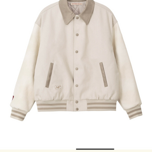 비터셀즈 바시티 자켓 베이지
