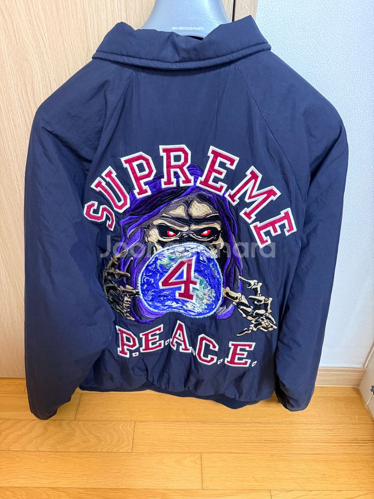 슈프림 피스 네이비 XL 팝니다--0