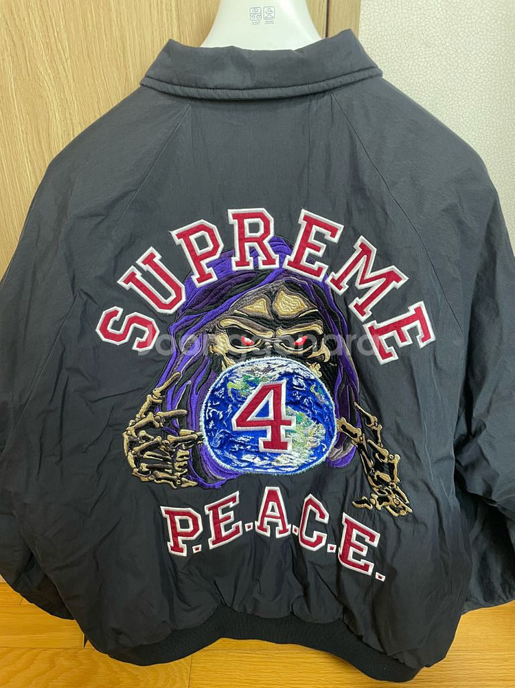 슈프림 피스 네이비 XL 팝니다--4