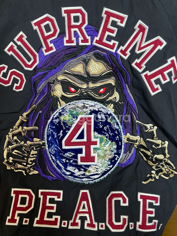 슈프림 피스 네이비 XL 팝니다--3