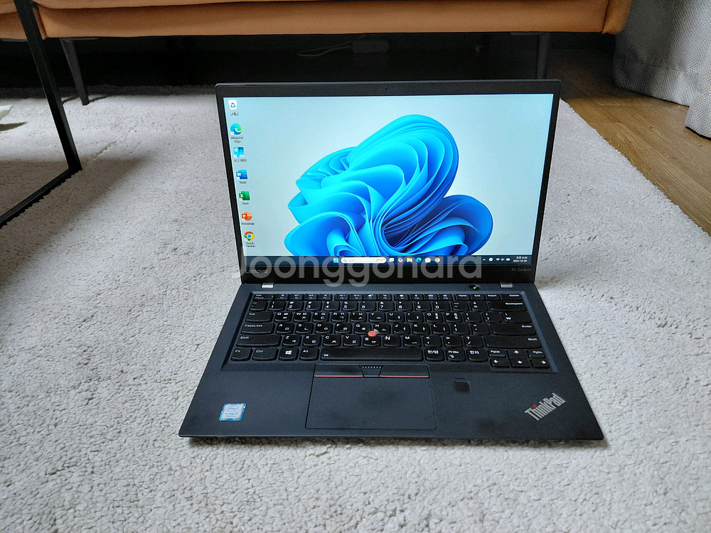 레노버 씽크패드 X1 카본 (초경량 슬림) 노트북 23만원--3