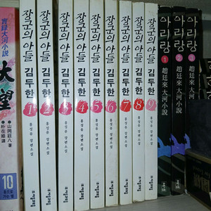 장군의아들 여명이눈동자 대망 박경리 토지