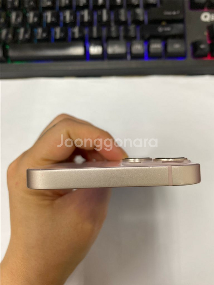아이폰13 핑크 A급 128GB 무잔상--3