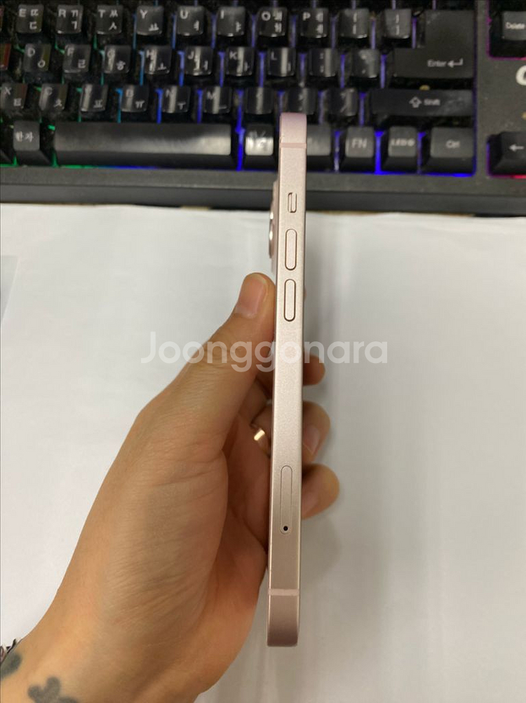 아이폰13 핑크 A급 128GB 무잔상--4