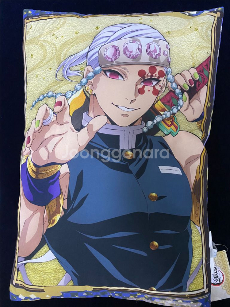 귀멸의칼날 프리미엄 아트 일러스트 쿠션 우즈이 텐겐--1