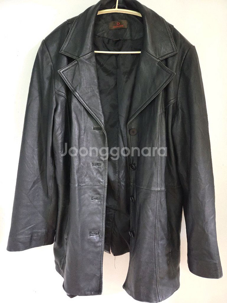 DANIER 데니어 빈티지 천연가죽 리얼가죽 자켓 XL 빅사이즈--1