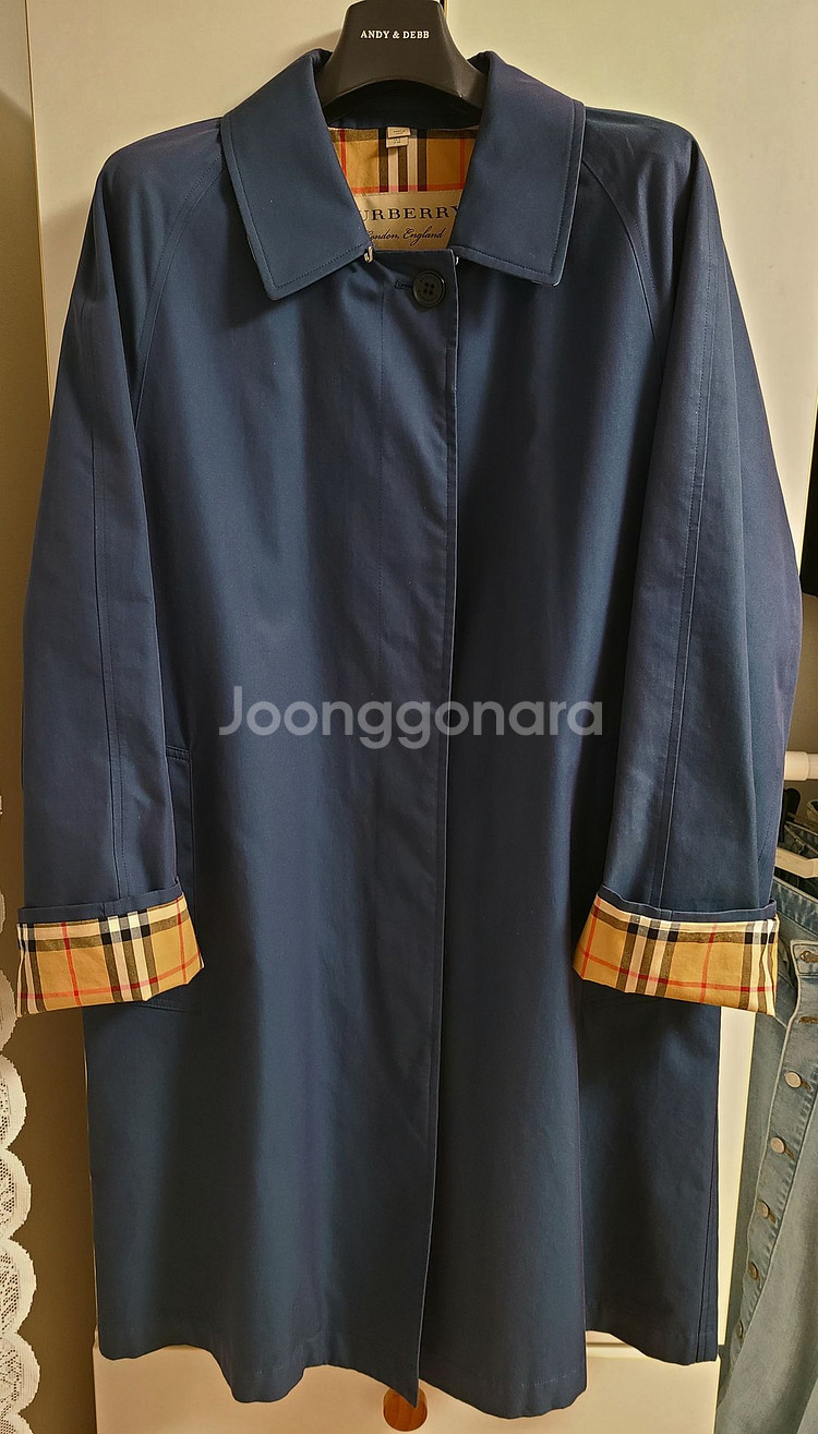 버버리 여성 트렌치 캠든 UK8 US6--1