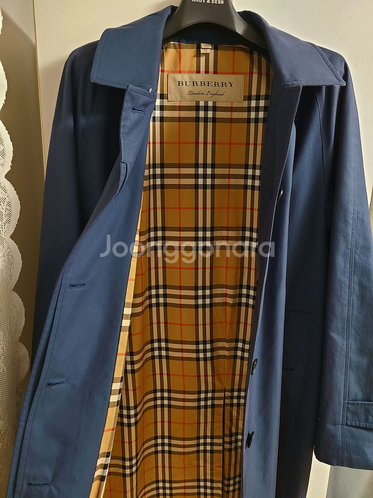 버버리 여성 트렌치 캠든 UK8 US6--4