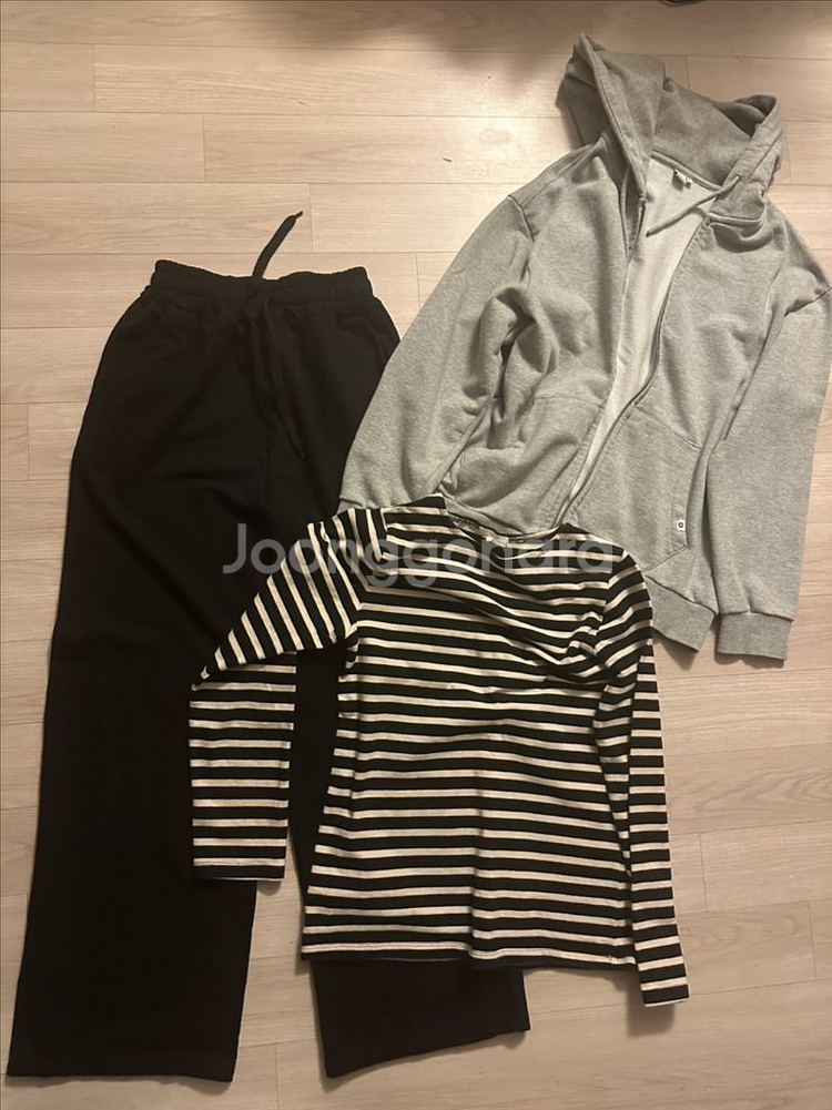 jaju 후드집업 스몰사이즈+ 스몰사이즈 상하세트 바지--0