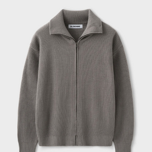 블론드나인 오버사이즈 리브 니트 집업 M사이즈