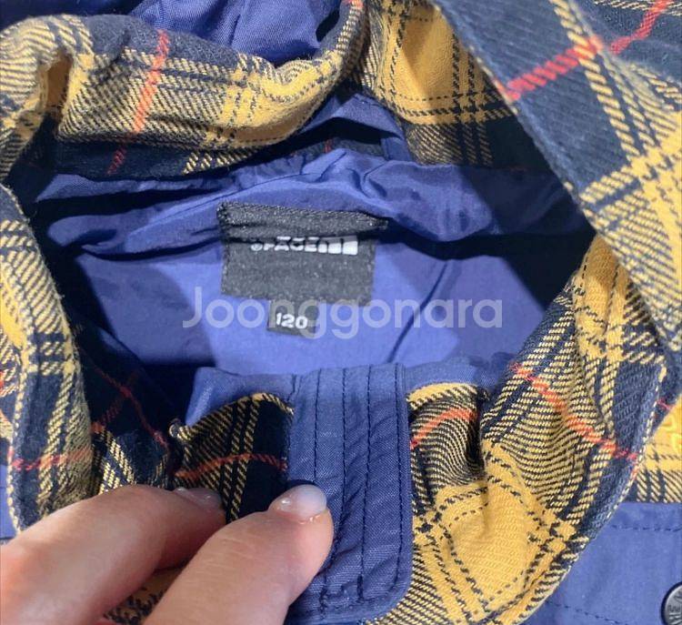 노스페이스 키즈 120사이즈 간절기 자켓 바람막이 판매--5