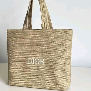 디올 라탄 에코백