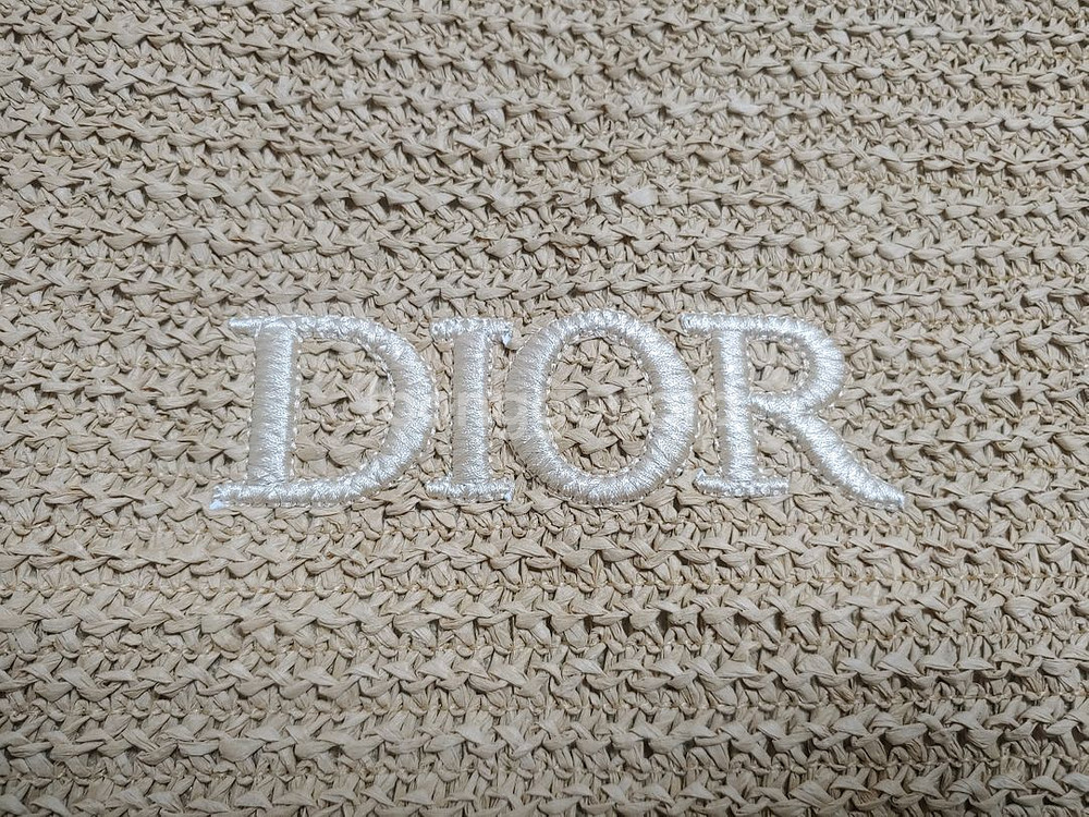 디올 라탄 에코백--4