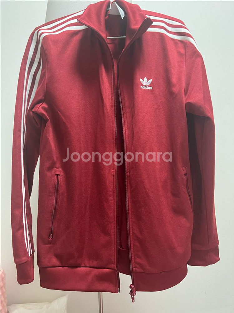 아디다스 파이어버드 베켄바우어 져지 버건디 L--0