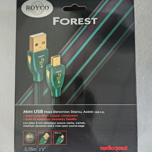 오디오퀘스트 로이코 골든게이트 + 포레스트 케이블 세트
