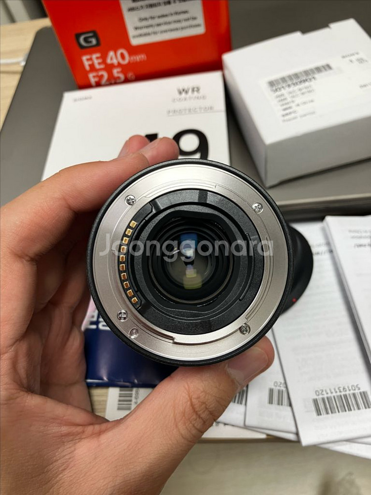 민트급 소니 40G 렌즈 필터, 스킨 팝니다 sel40f25g--1