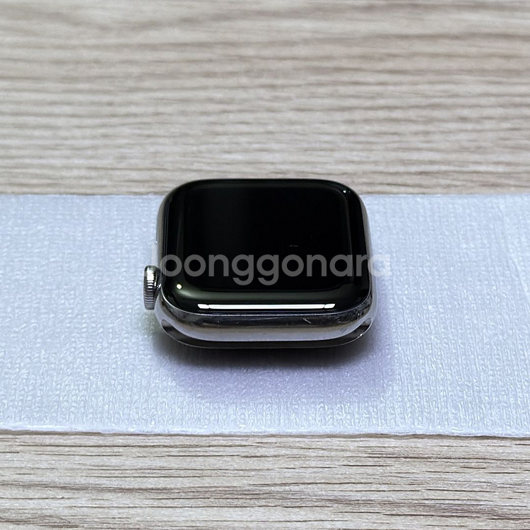 애플워치5 스테인리스 44mm 셀룰러 판매합니다.--3