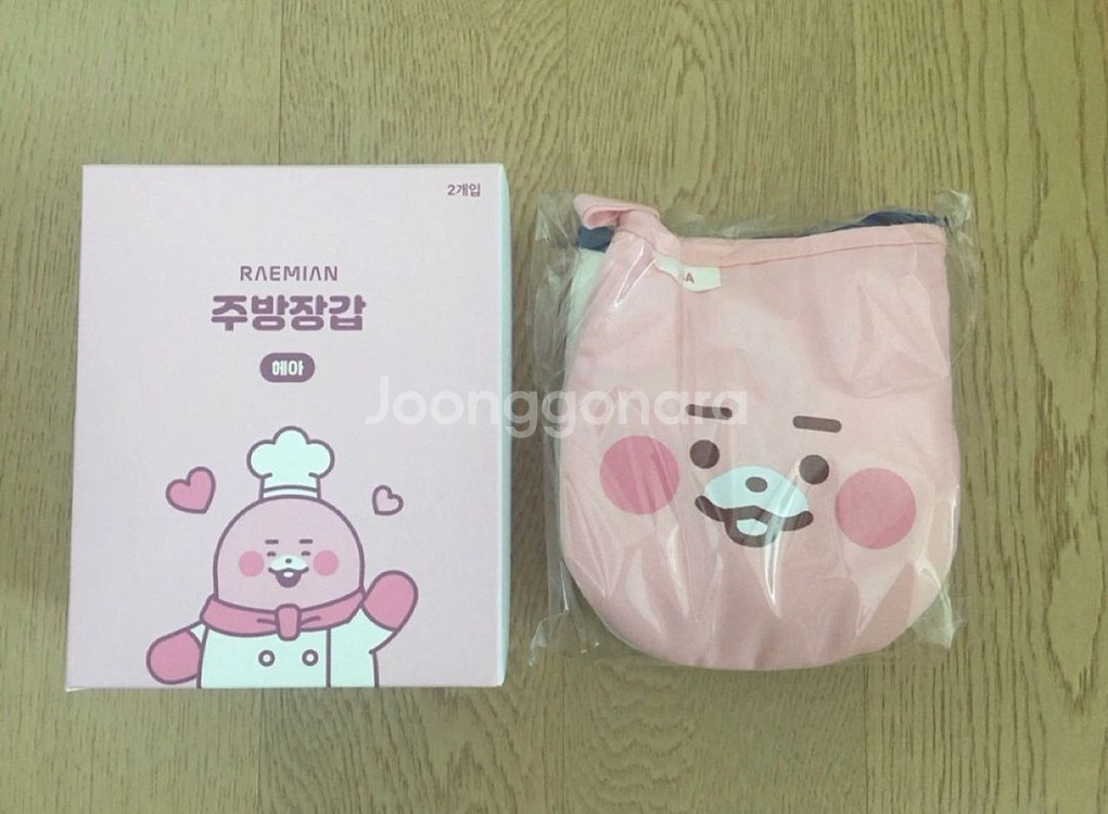 헤아/래미 캐릭터 주방장갑 2개입. 미개봉 새제품--0