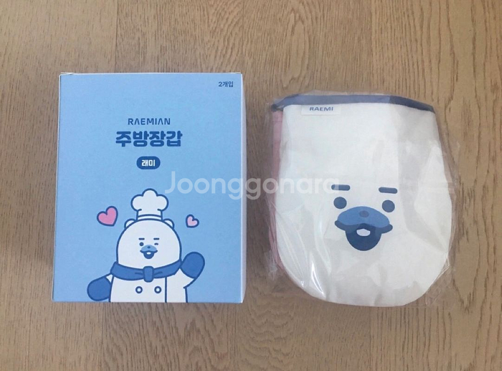 헤아/래미 캐릭터 주방장갑 2개입. 미개봉 새제품--1