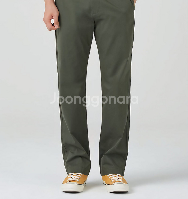 빈폴 도비 레귤러핏 면바지 팬츠 남성36--7