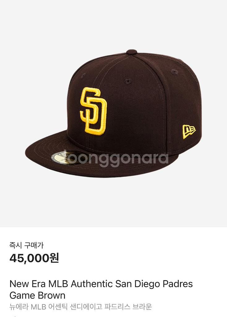 뉴에라 MLB 샌디에이고 패드스 블랙캡--0