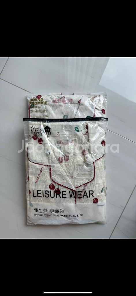 새상품)체리 긴팔 여성 잠옷 M,L--2