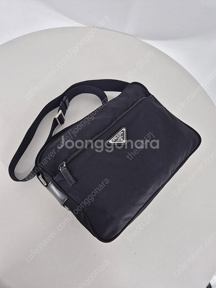 프라다 나일론 숄더 크로스백--0