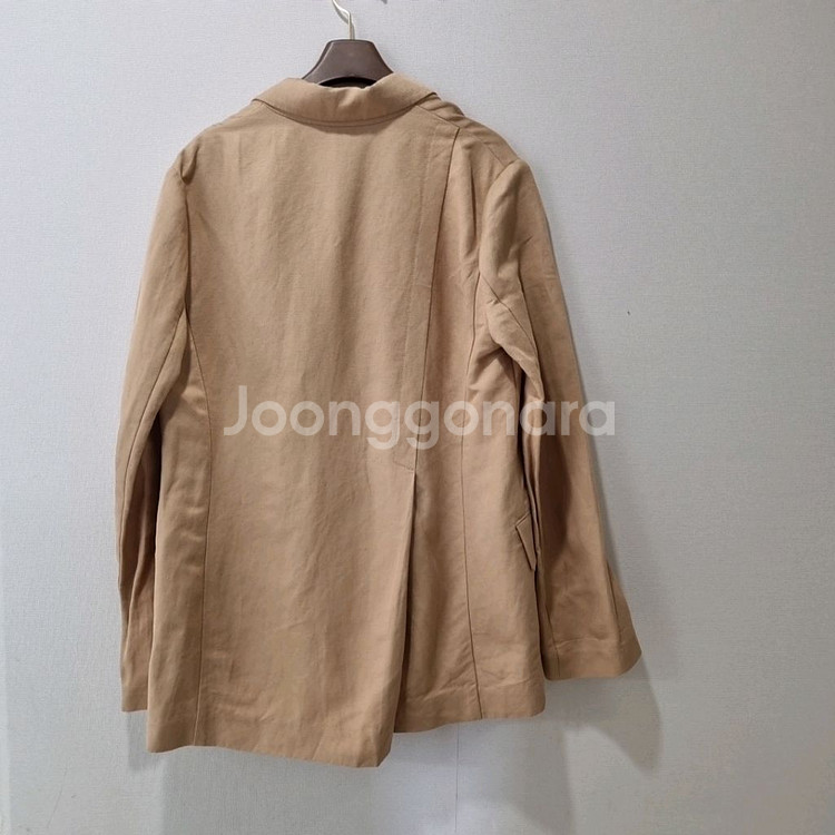 SANDRO PARIS 산드로 더블 버튼 린넨 블레이저--3