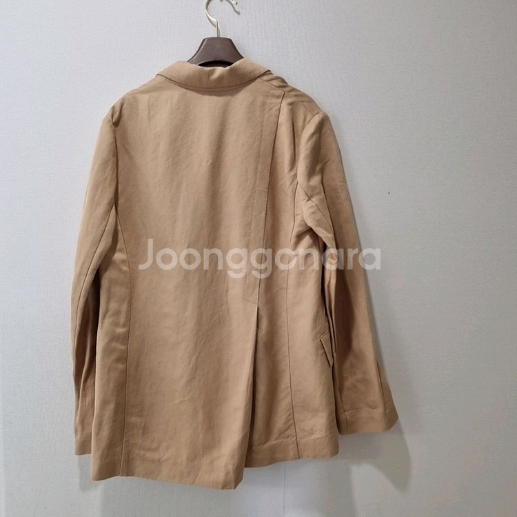 SANDRO PARIS 산드로 더블 버튼 린넨 블레이저--4