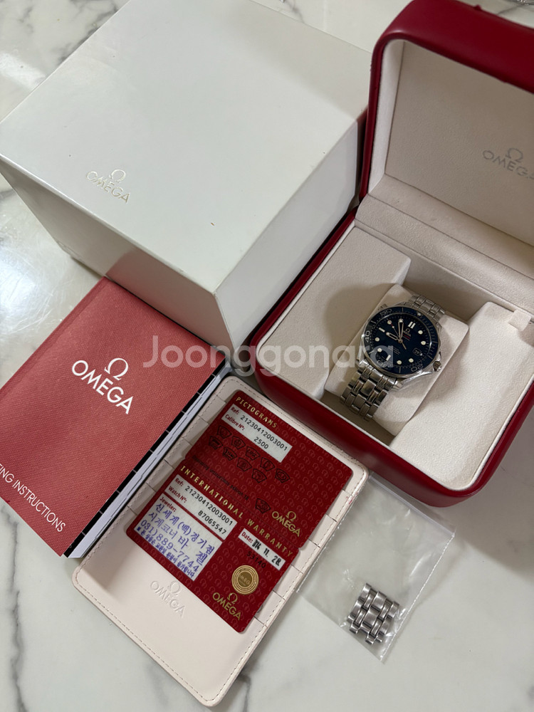 오메가 씨마스터 300 구형 청판--4
