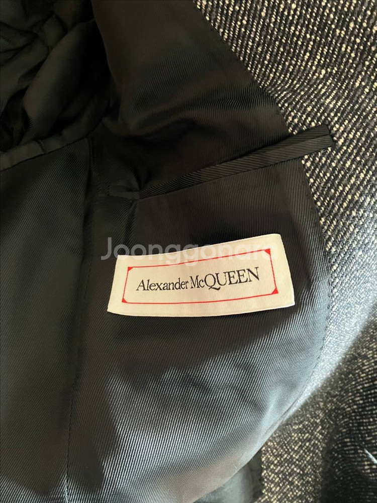 알렉산더 맥퀸 트위드 코트--5