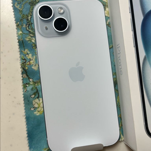 아이폰15 256 블루 신품